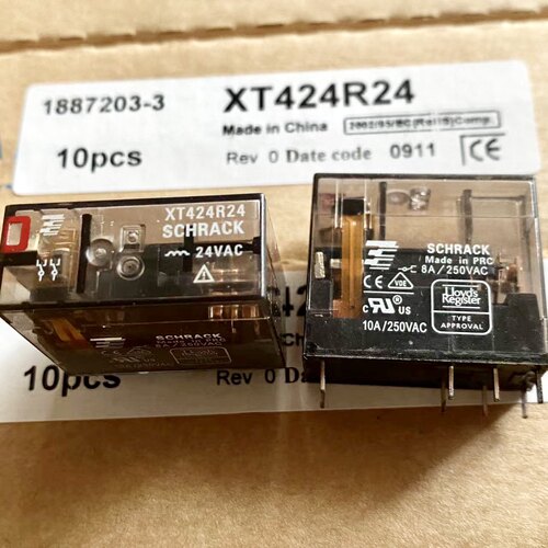 包邮全新原装 XT424R24 现货泰科TE 继电器8脚8A 24VAC XT424A24
