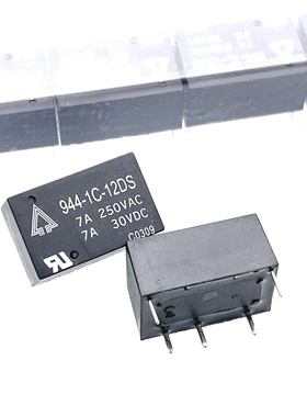 包邮现货944-1C-12DS 12VDC 全新原装5脚7A 高灵敏一组转换继电器