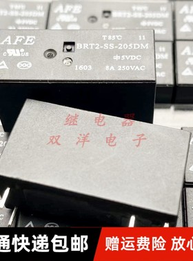 包邮原装 BRT2-SS-205DM 爱福AFE 5V 5VDC 6脚 8A 继电器 2组常开