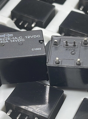 包邮全新原装 822E-1A-C 12VDC 40A14VDC现货松川宽6脚汽车继电器