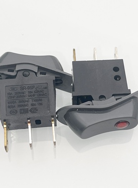 包邮全新原装 SR-95P 开关继电 10A 250VAC 3脚 SR-95P 带显示灯