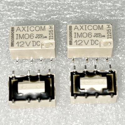 包邮原装 IM06 12VDC 进口 AXICOM 信号继电器DC12V 贴片8脚 1MO6