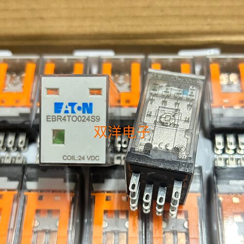 包邮全新原装 EBR4TO024S9 24VDC 中间继电器14插脚5A 4开4闭DC24