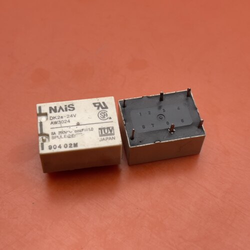 进口拆机测好Panasonic/M/松下 DK2a-24V AW3024 继电器 8A 6脚
