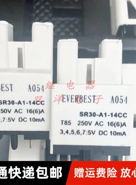 包邮原装 SR30-A1-14CC 全新EVERBEST继电O器T85 250VAC 16A 5VDC