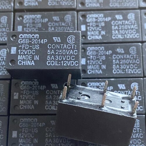 包邮全新现货 G6B-2014P-FD-US 12VDC 两组常闭6脚 5A250VAC -US
