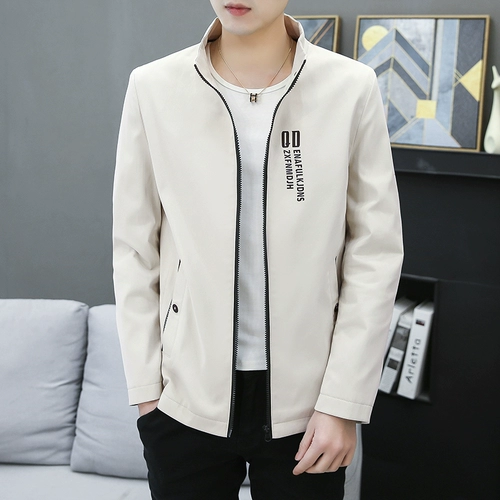 Мужская трендовая куртка для отдыха, 2021 года, осенняя, в корейском стиле