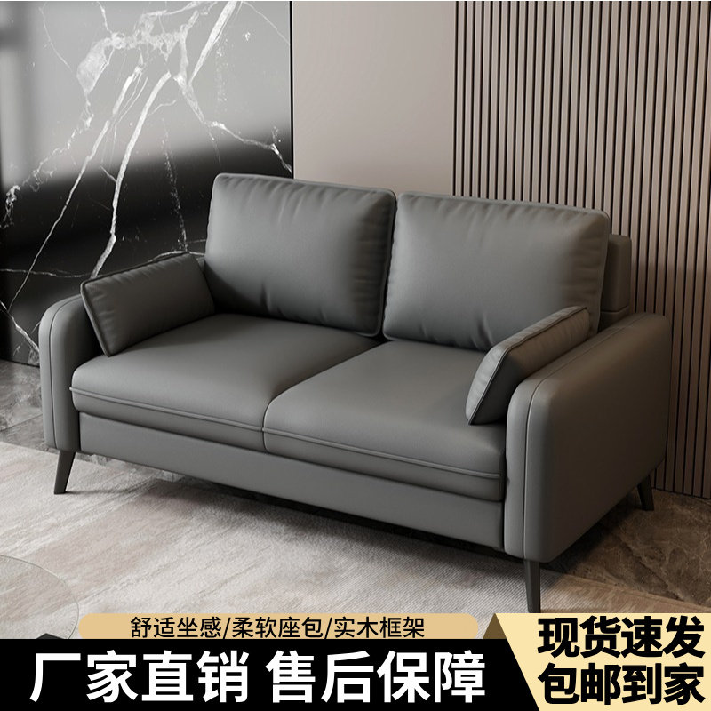 2026年新款小户型沙发轻奢风沙发客厅办公室公寓酒店双人三人沙发