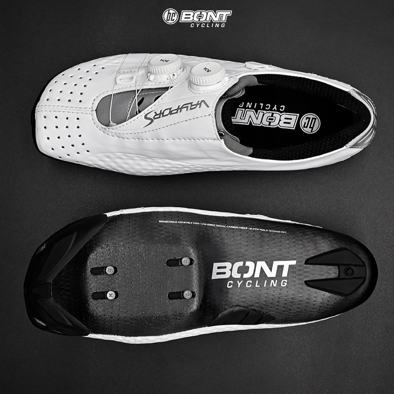 BONT锁鞋定制半订制脚模彩色涂装全碳纤底户外室内骑行鞋自行车鞋