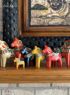 达拉木马摆件艺术本命年马年礼物