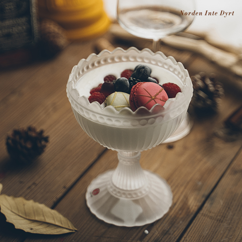 iittala彩色甜品高脚圣杯碗