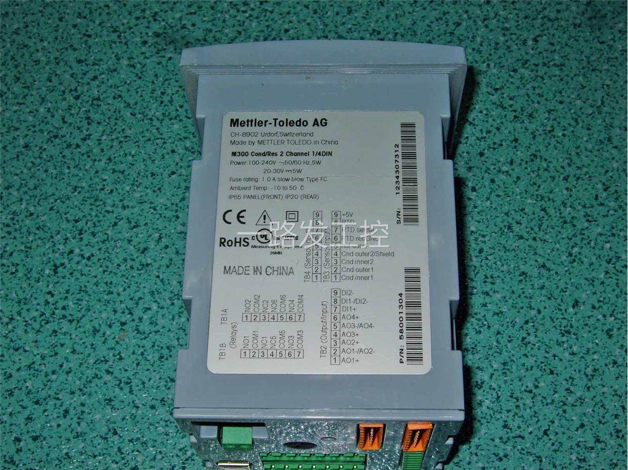 mettler toledo梅特勒托利多 m300两通道1/4 din电导率变送器议价