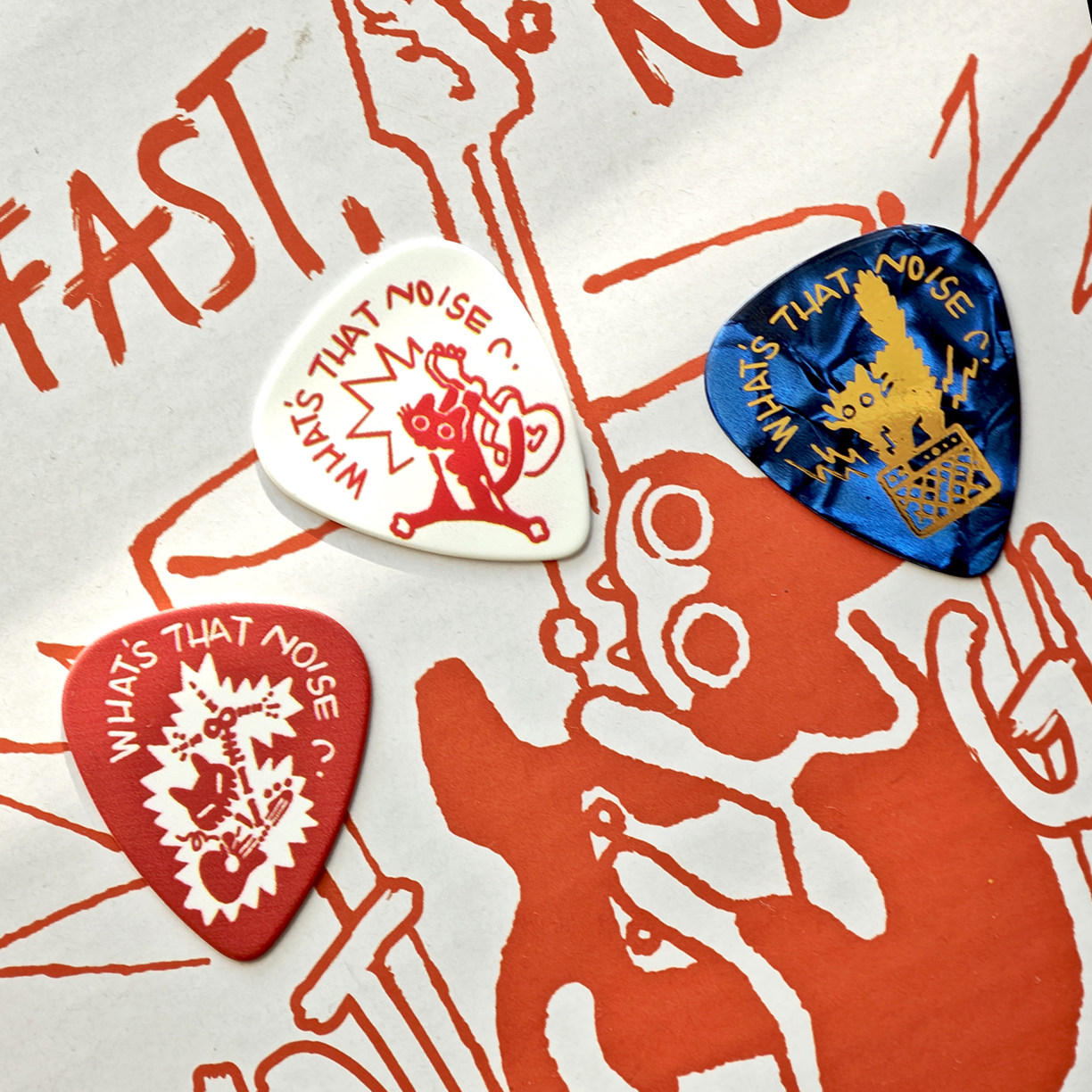 猹鱼商店 摇滚猫系列 吉他拨片云母夜光原创设计礼物乐器配件,乐器/吉他/钢琴/配件,拨片,淘宝优惠券,粉丝福利购,淘宝优惠卷