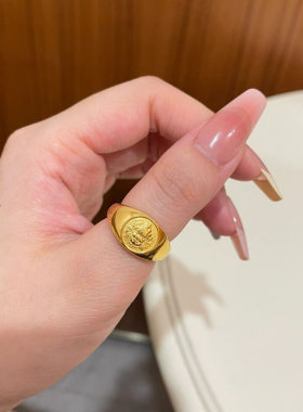 金色财神活口戒指光明会