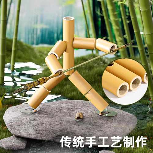 竹节人真竹子材料包六年级DIY手