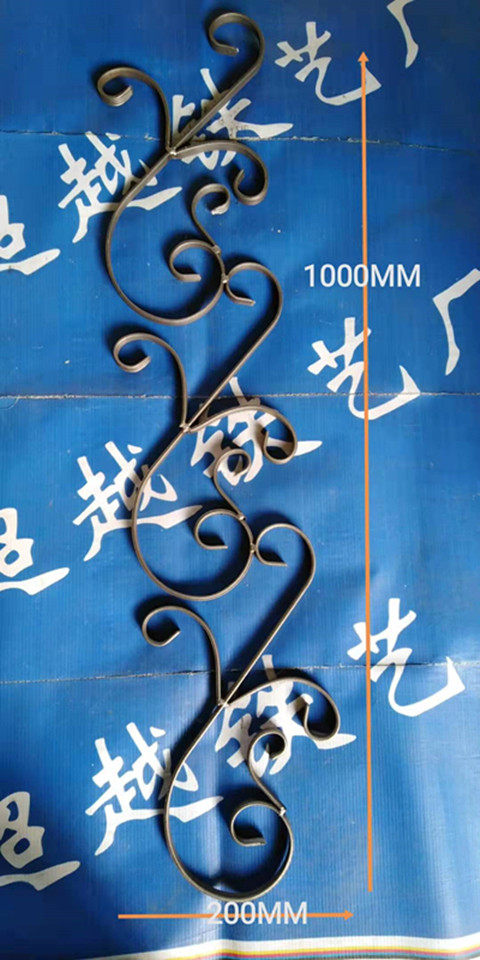 铁门花装饰焊接欧式铁艺护窗焊接护栏配件铁花柱铁门头铁床花艺室