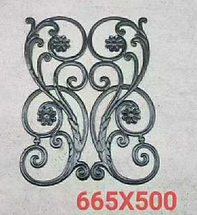 铁艺大门栏杆配件铁艺花大全铁花焊件装饰花片别墅农村庭院花件