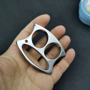 防身指扣铁手扣破窗神器防狼暗器防身武器板指虎铁指扣搏击铁拳套
