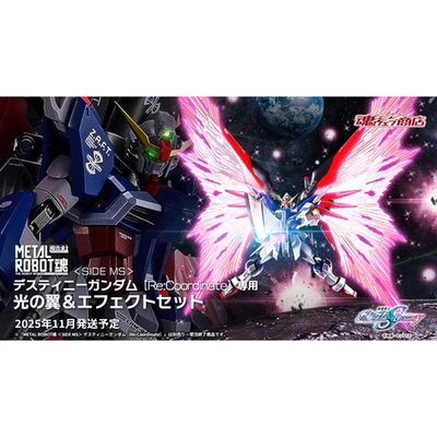 现货 PB限定 万代METAL ROBOT魂MR魂命运高达专用光翼效果套装