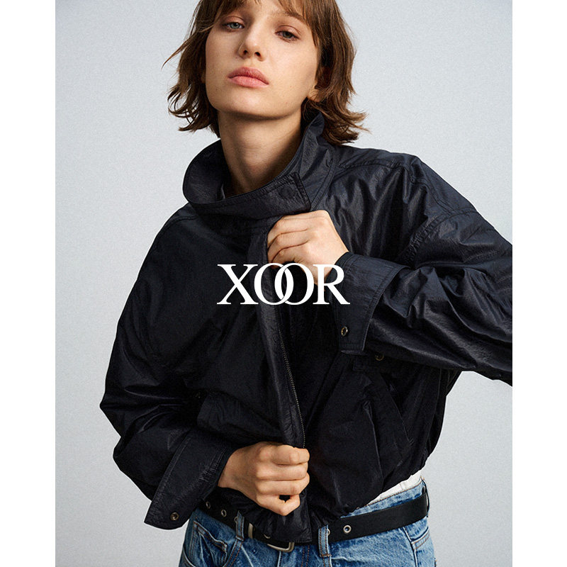 XOOR进口轻薄PU短款夹克2026春