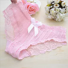 5 hộp quà tặng, đồ lót cotton nữ, thắt lưng, kích thước lớn, nơ dễ thương, quần sịp sinh viên