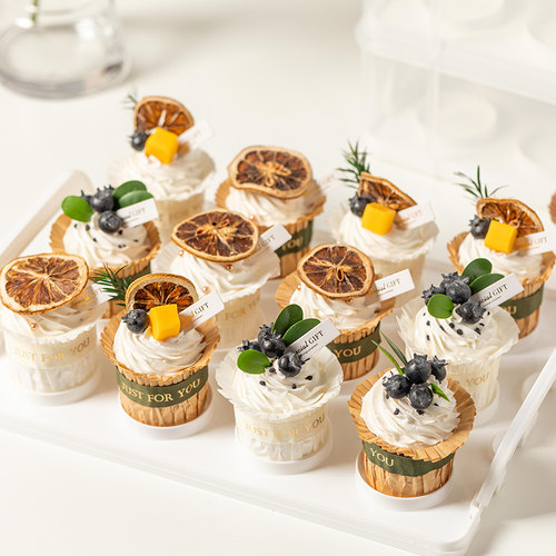 美涤纸杯蛋糕纸杯 耐高温礼帽cupcake一次性杯子纸杯蛋糕托马芬杯 - 封面