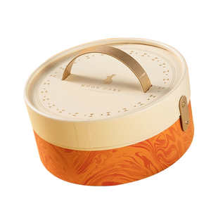 高端月饼礼盒包装盒刀叉套装2023中秋新款手提空盒冰皮流心送人礼