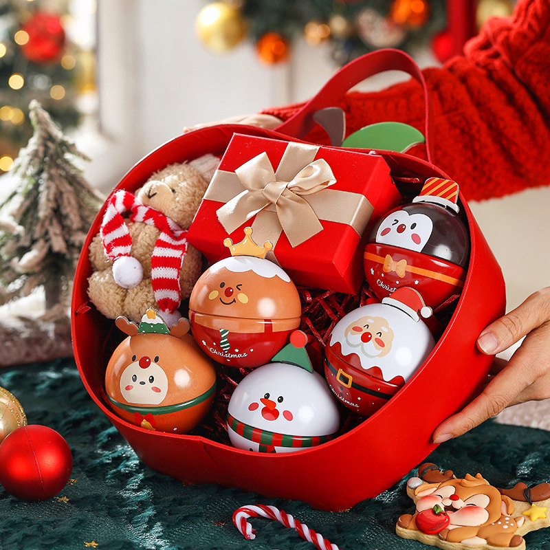 2025新款圣诞小圆球铁罐可爱创意铁盒圣诞树装饰品零食饼干送礼,节庆用品/礼品,圣诞礼品,淘宝优惠券,粉丝福利购,淘宝优惠卷
