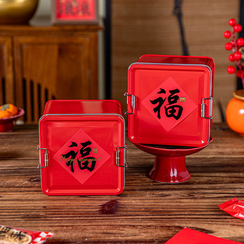 2026马年饼干包装盒铁盒新年送礼
