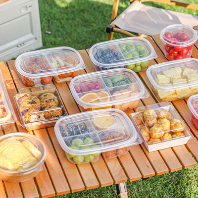 水果便当盒一次性户外保鲜盒打包