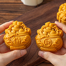 烘焙磨具手壓式 家用50g75克食品級國風糕點 廣式 月餅模具2025新款