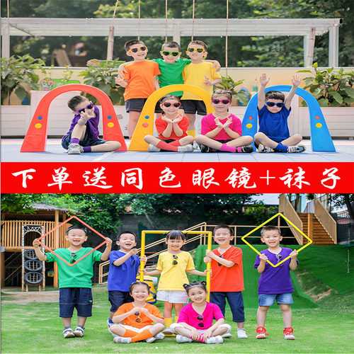 儿童糖果色t恤六一表演服