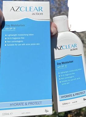 现货澳洲Ego azclear防晒乳spf 30+轻薄补水修复抗豆不油腻
