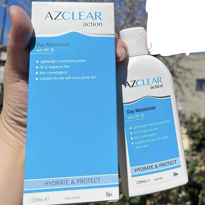 现货澳洲Ego azclear防晒乳spf 30+轻薄补水修复抗豆不油腻
