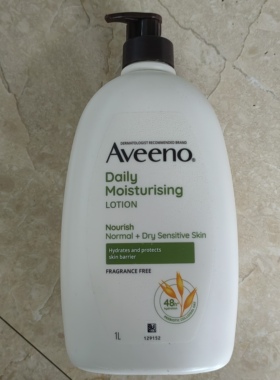 现货澳洲Aveeno Daily Moisturising Light Fragrance沐浴露 1L