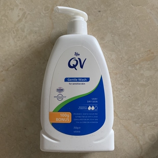 现货澳洲QV Wash沐浴露350G Gentle