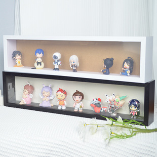盲盒收纳框立体中空长条相框手工diy玩偶娃娃展示相框立体挂墙