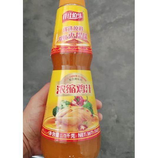 新货新品仟佳佰味浓缩鸡汁1kg鲜鸡汁调味料高汤鸡精煲汤炖菜鲜鸡
