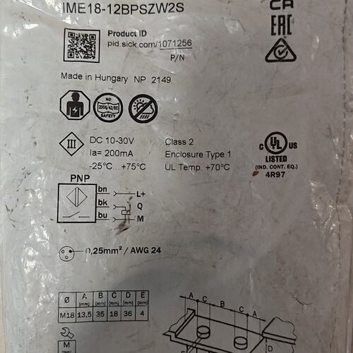 议价接近开关IME18-12BPSZW2SIME18-12NPSZW2SIME18-12BPSZW2K