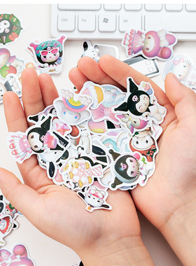 2024 60/100pc 3D Avatar Sanrio Sticker Cartoon Cute Girl DIY