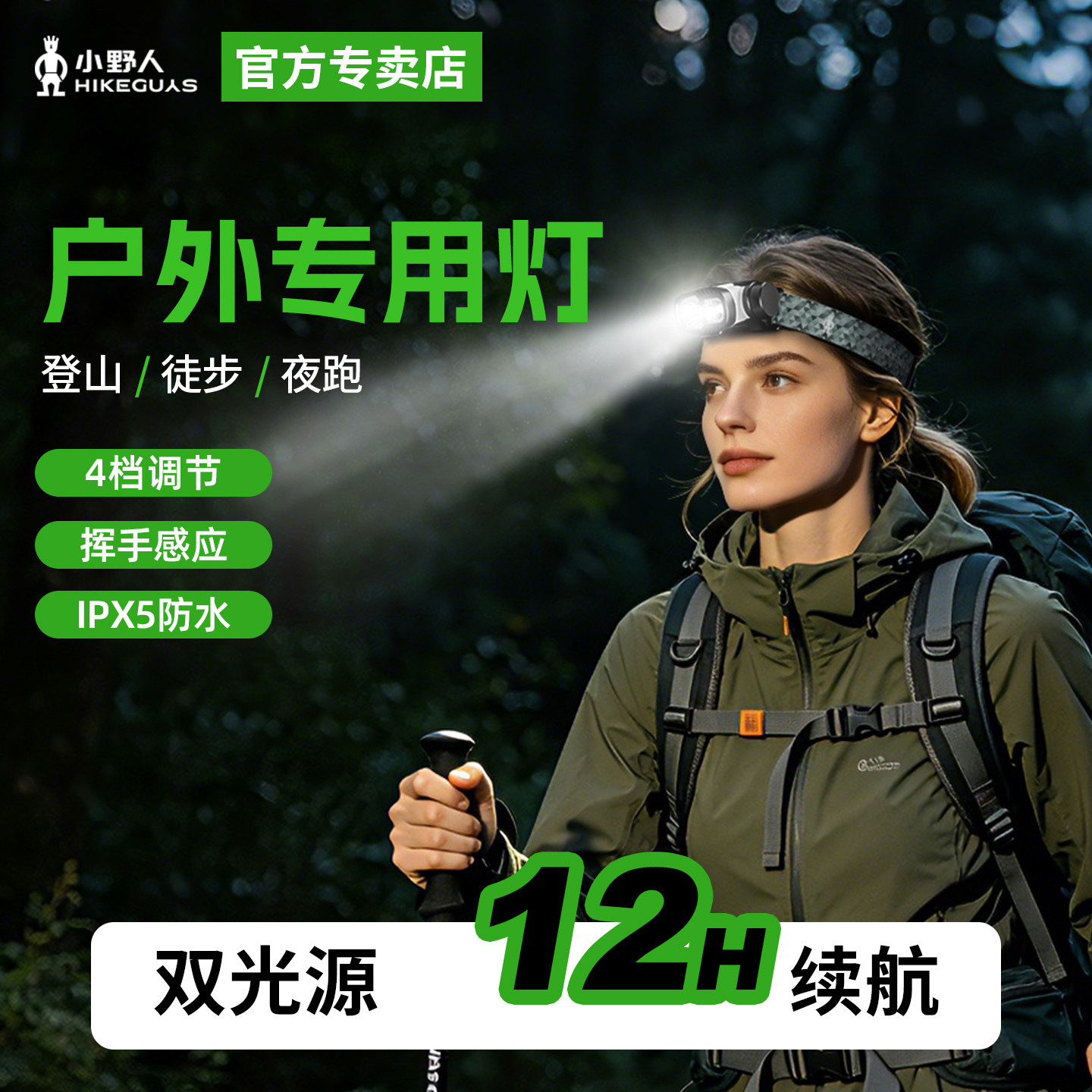 T300头灯强光户外充电超亮头戴式手电筒续航超长锂电夜钓鱼专用灯