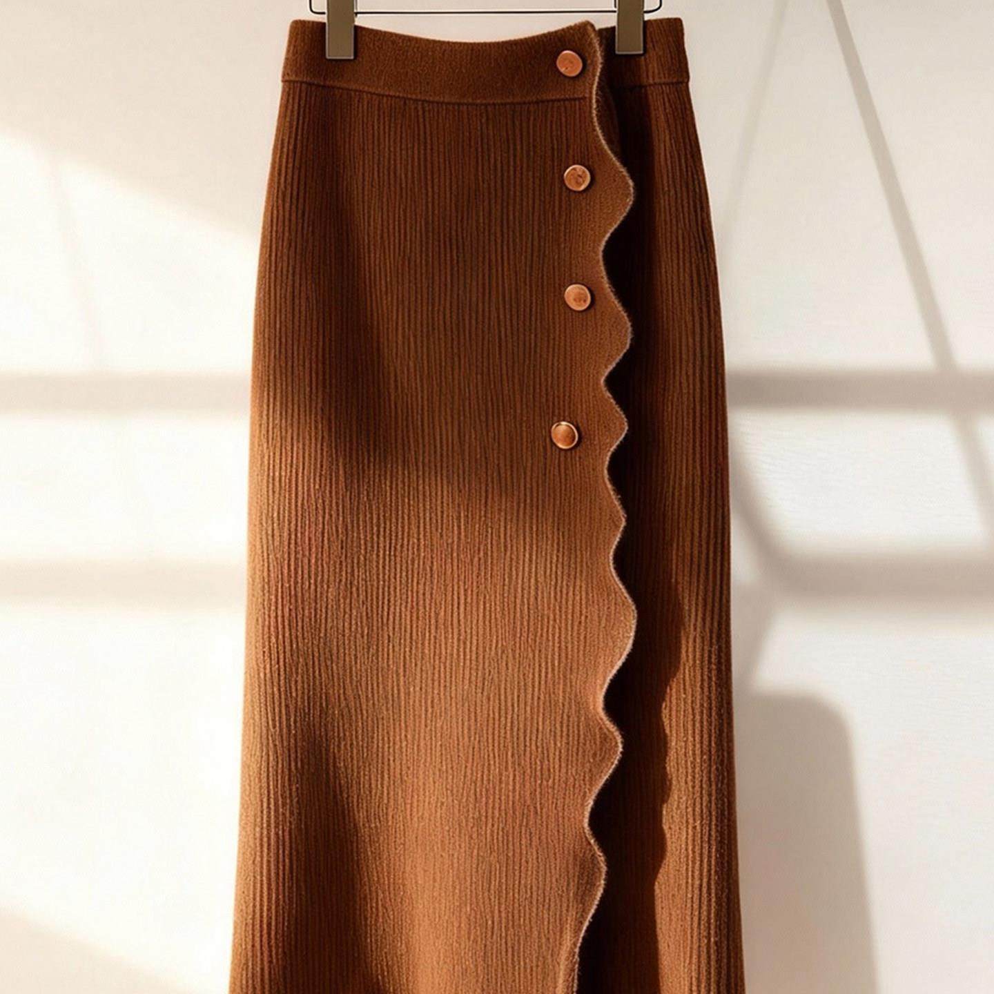 别致复古风咖色高腰a字裙针织半身裙女秋冬新款百搭显瘦绝美裙子,运动/瑜伽/健身/球迷用品,瑜伽短裙,淘宝优惠券,粉丝福利购,淘宝优惠卷