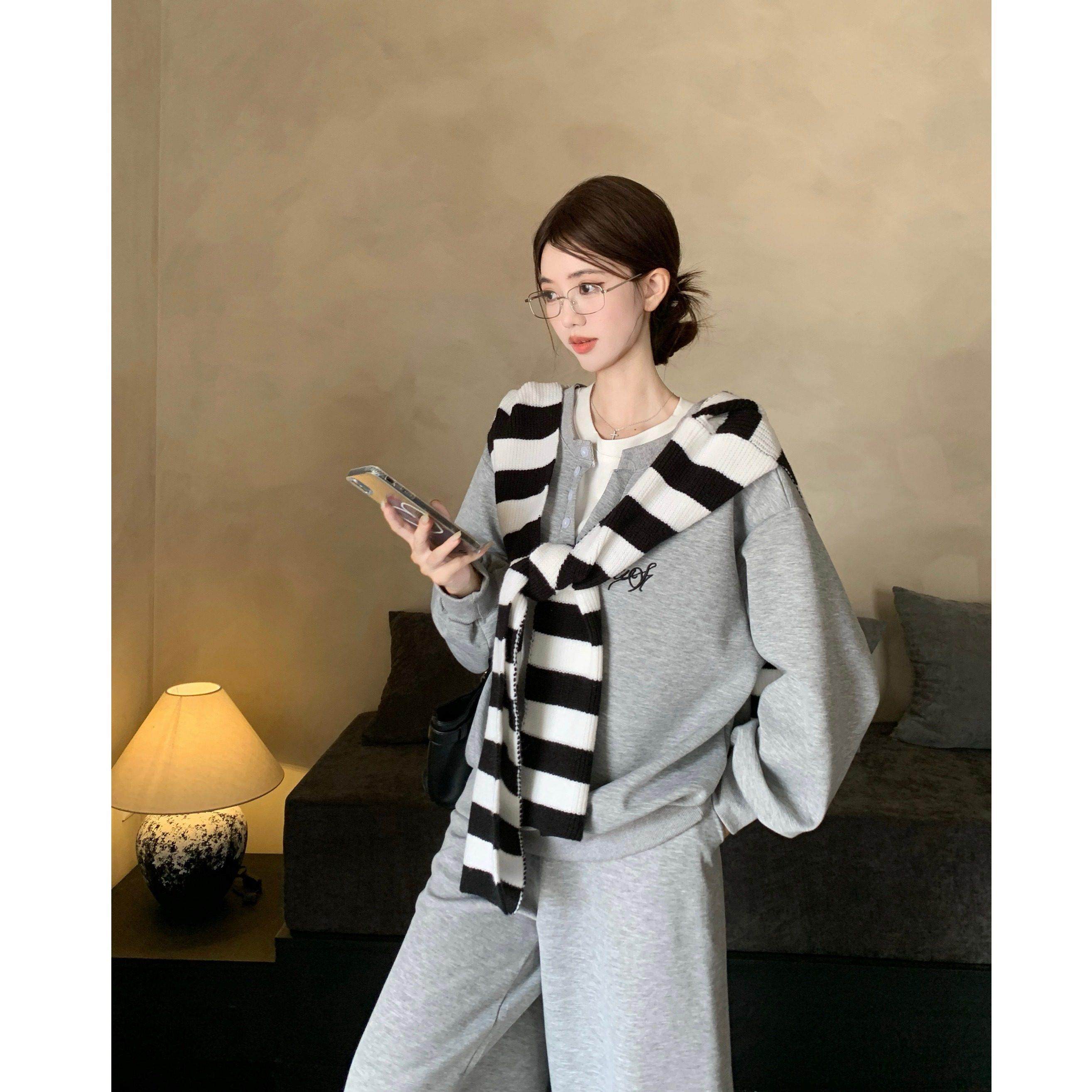 孕妇套装秋冬新款时尚款通勤百搭假两卫衣上衣休闲显瘦长裤两件套,孕妇装/孕产妇用品/营养,套装,淘宝优惠券,粉丝福利购,淘宝优惠卷