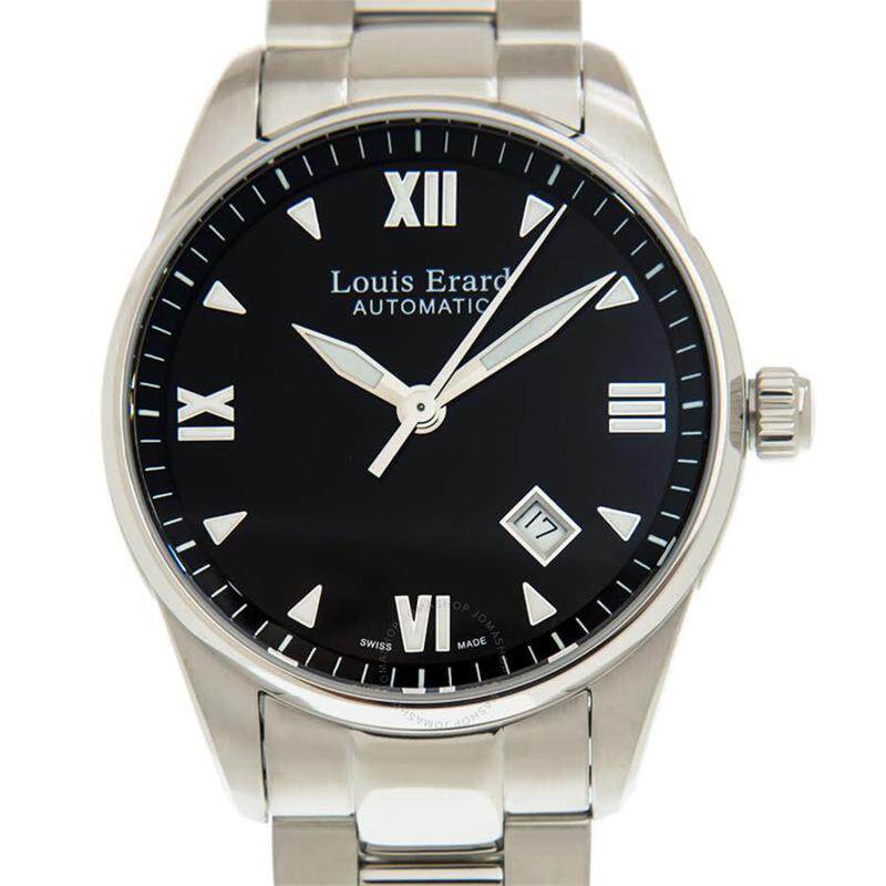 louis erard heritage男子手表银色钢带美国代购正品流行时尚腕表
