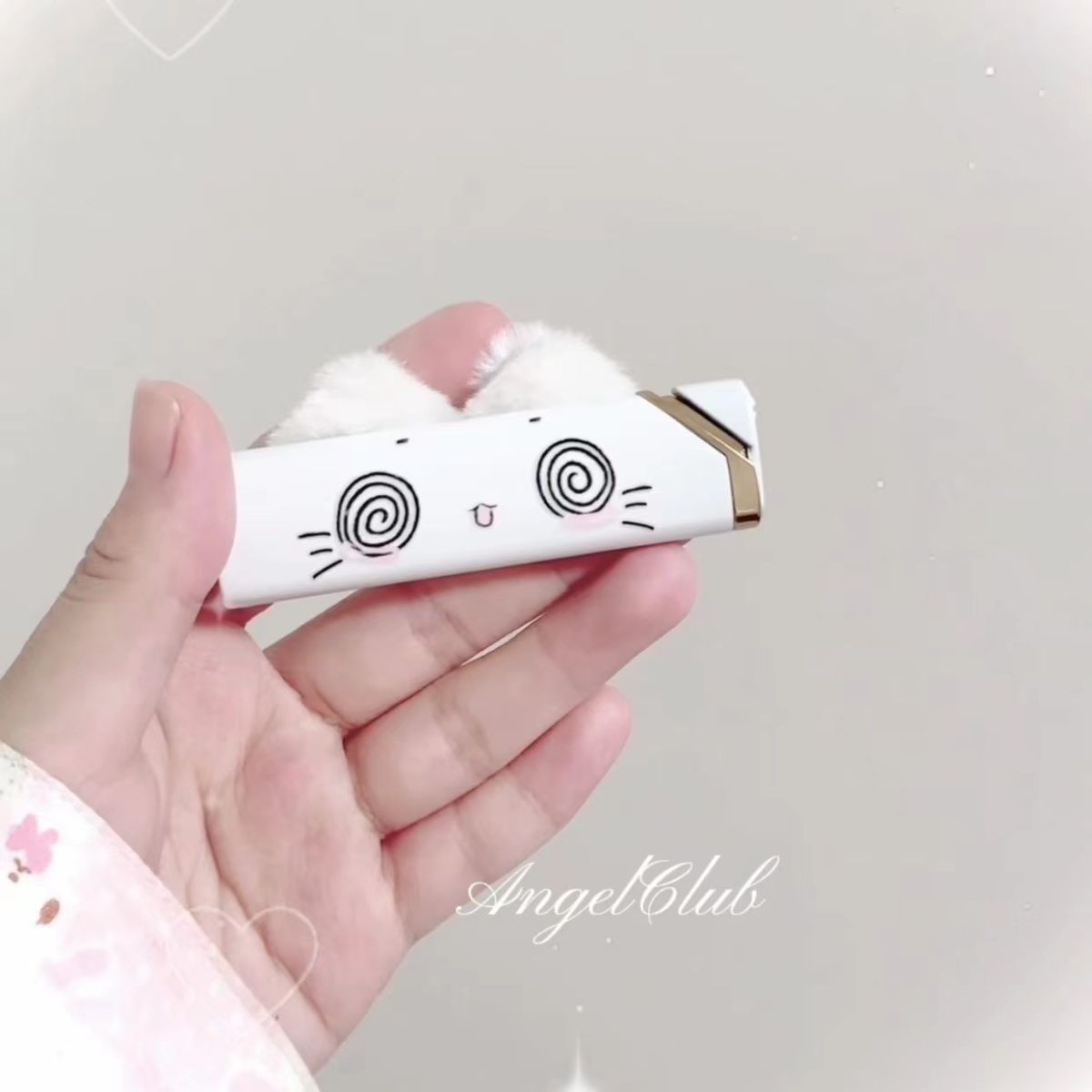创意个性充气式打火机晕晕小猫