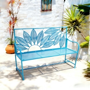 户外庭院桌椅花园阳台休闲椅室外露台靠背椅商用奶茶店简约长椅