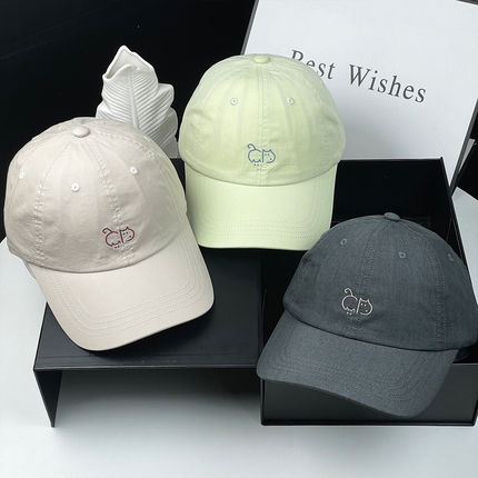 2026春夏季新款软顶可爱棒球帽女休闲百搭高品质户外出游鸭舌帽子