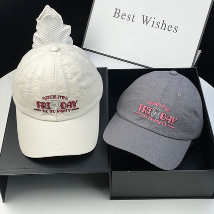 春秋季新款韩版字母刺绣棒球帽男女百搭鸭舌帽显脸小高品质遮阳帽