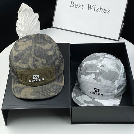 春夏季速干美式复古迷彩五片棒球帽男女款夏季速干鸭舌帽户外帽子