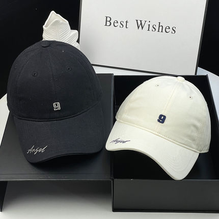 软顶新款韩版刺绣数字9棒球帽男女学生简约休闲百搭显脸小鸭舌帽